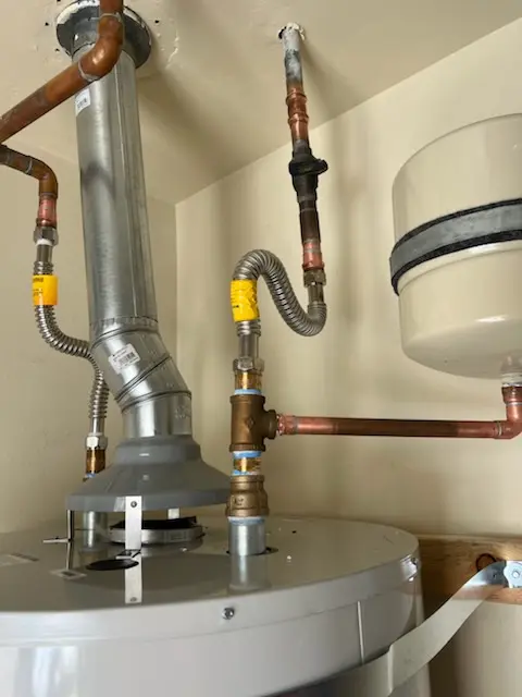 Water heater installation and plumbing repair in Back Swamp